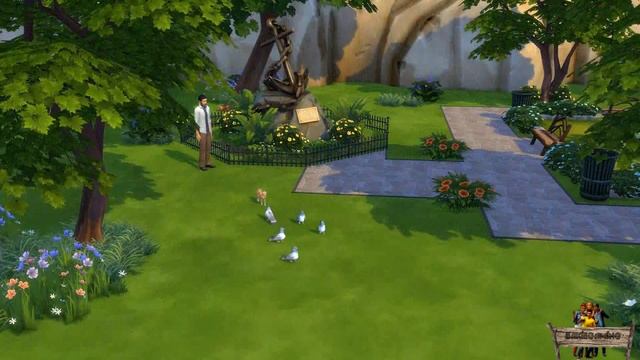 Bakies The Sims 4 Custom Content: Bird Flock Spawner - Pigeon (Interactive) смотреть онлайн
