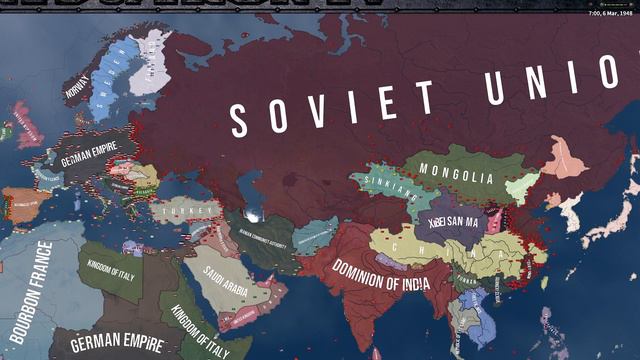 HOI4 Timelapse : what if Holy Roman Empire Exists? [Historical] смотреть онлайн