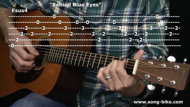 "Behind Blue Eyes" by The Who : 365 Riffs For Beginning Guitar !! смотреть онлайн