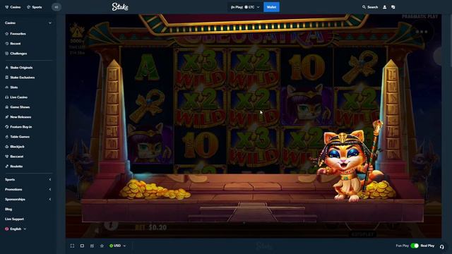 THE BEST PRAGMATIC SLOT??? (Cleocatra) смотреть онлайн