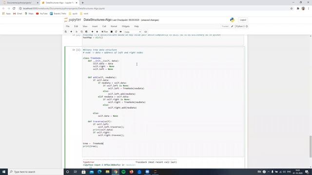 Binary Tree Data structure implementation using python смотреть онлайн