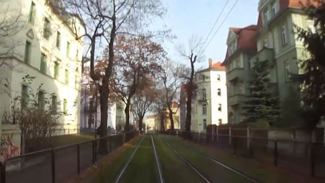 Дрезден / Dresden. Поездка на трамвае по Дрездену