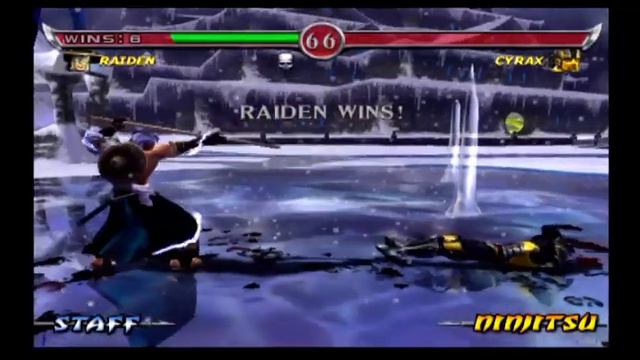 Mortal Kombat Deadly Alliance (PS2) Raiden arcade playthrough смотреть онлайн