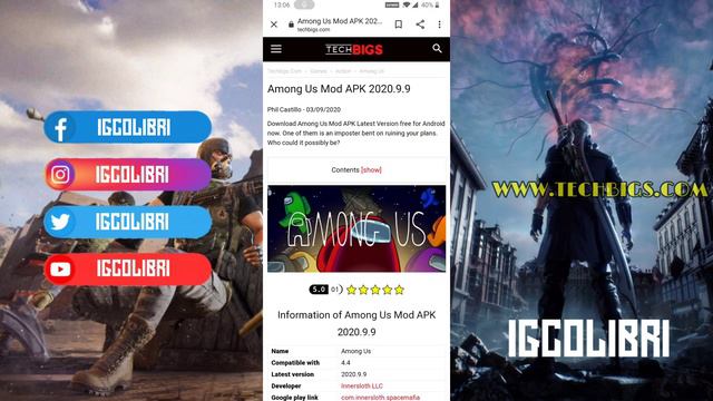 Among Us Mod APK | 100 % Legit | All Skin Unlocked | Download link in Description смотреть онлайн