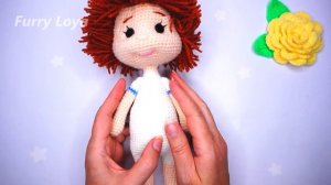 Вязаная кукла мастер класс . Кукла крючком большая .Вязаные игрушки . Crochet realistic doll .Ч 4