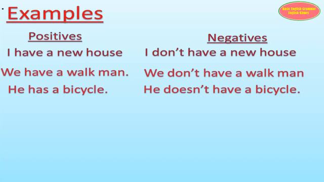 Lesson2 verb to have simple present | verb have conjugation | have as main verb смотреть онлайн