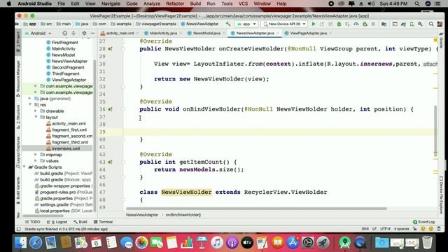 ViewPager2 (Jetpack) Second Part (Recyclerview Adapter) смотреть онлайн