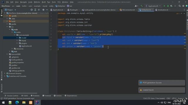 Ktor Insert data in MySQL Database смотреть онлайн