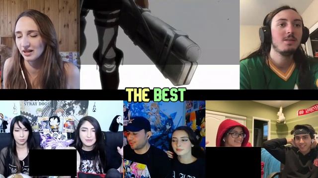 Attack On Titan Opening 3 Reaction Mashup смотреть онлайн