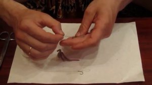 Как насадить червя на волосяную оснастку