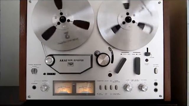 AKAI GX-4000D Open Reel Deck Demo