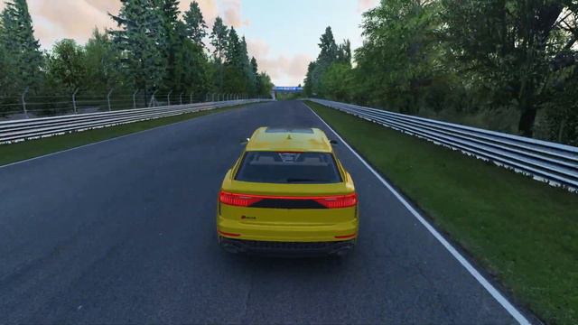 Audi RS Q8 BTG Capristo exhaust SUV at BTG Nurburgring Assetto Corsa смотреть онлайн