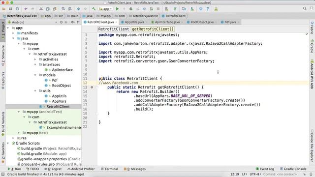 Android Tutorial : How to use a WebService/Api/Rest using Retrofit , RxAndrioid & parse Json Smartl смотреть онлайн