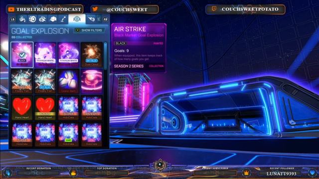 All *NEW* Black Painted 'AIR STRIKE' GOAL EXPLOSION On Rocket League! Only A Few On Xbox