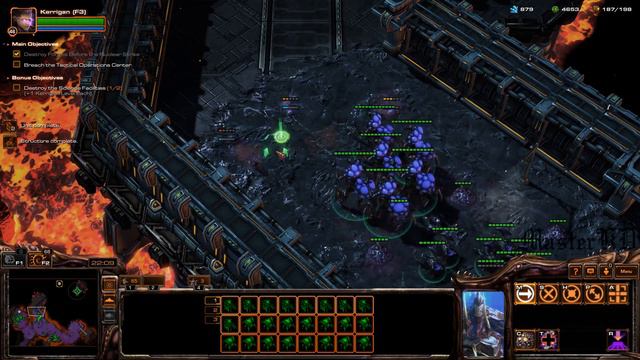Starcraft II: Heart of the Swarm - Vanilla Run - Brutal - Char - Mission 12: Old Soldiers смотреть онлайн