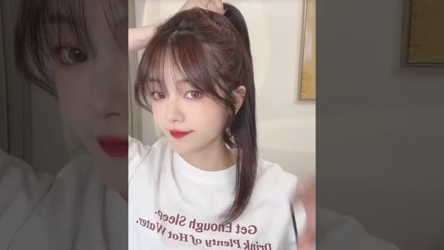 Quick & Easy Chinese star hairstyle Tutorial ? Cute for Girls смотреть онлайн