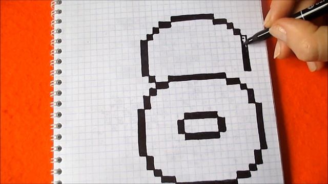8 марта Открытка Как рисовать по клеточкам Простые рисунки How to Draw March 8 Pixel Art смотреть онлайн