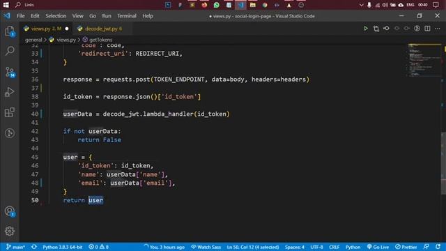 Create a Social Login Page || AWS Cognito || Python (django) || Part-2 смотреть онлайн