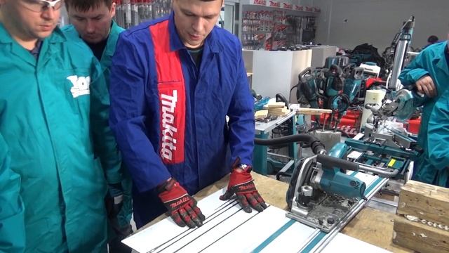 Дисковая пила Makita CA5000XJ по Алюкобонду смотреть онлайн
