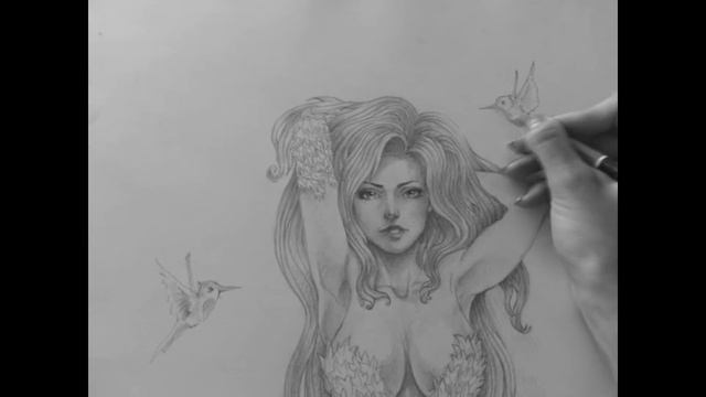 Рисунок / Poison Ivy / Ядовитый плющ / Speed Art / Batman смотреть онлайн