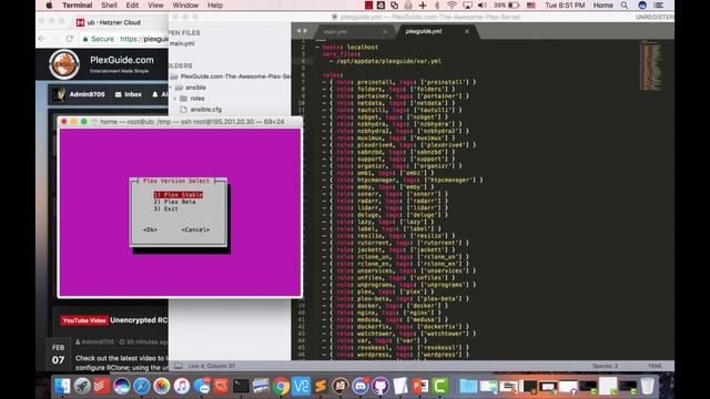 PlexGuide: Ansible & Docker 101 смотреть онлайн