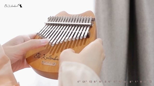 Orange - 7!! (Your Lie In April OST) Relaxing Kalimba Cover with Easy Tabs смотреть онлайн