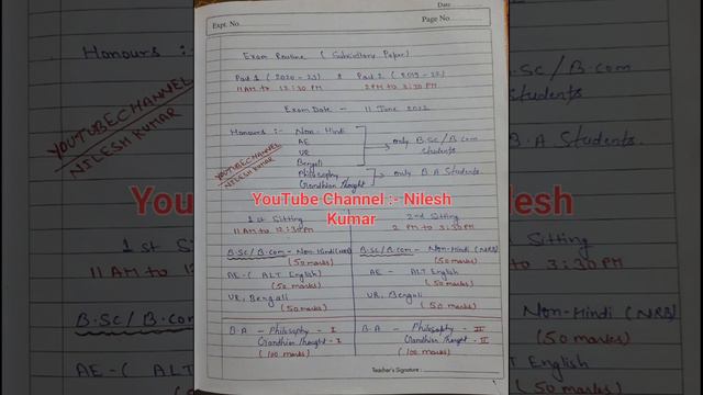 MungerUniversityPart1& 2(NRB) Non-Hindi,ALT(Alternate English),UR,Bengali,Philosophy,GandhianThough смотреть онлайн