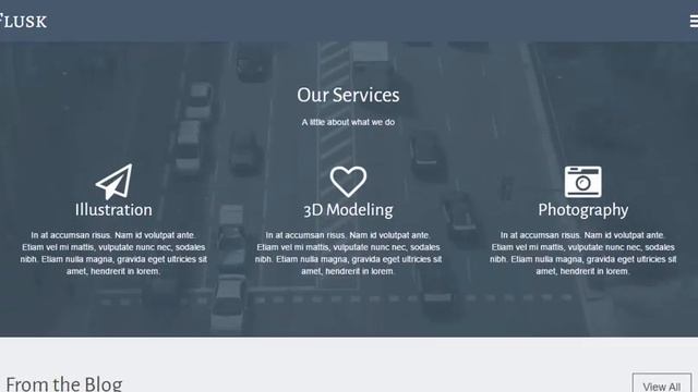 Flusk A Responsive Multipurpose Bootstrap Website Template смотреть онлайн