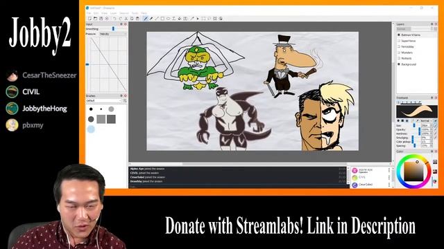 Jobby Drawing DRUNK with Friends LIVE | DRAWbbytheHong REBORN смотреть онлайн