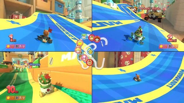 Mario Kart 8 Deluxe ~ 3 player ~ part 1 смотреть онлайн