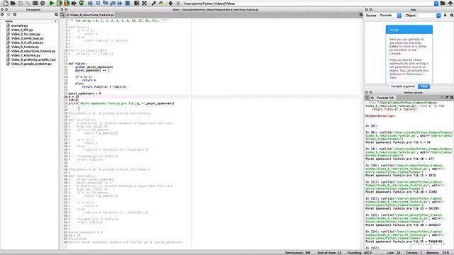 Python 3 #6 - rekurzivne funkcie смотреть онлайн