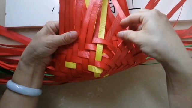 weaving a six-strand braid basket with packing tape【Craft Master Xiaoping】 смотреть онлайн