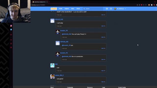 SOMEONE CREATED UNDERTALE IN SCRATCH!!! | Scratch Studio Reviews смотреть онлайн