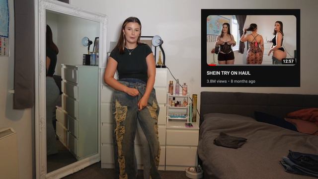 JEANS TRY ON HAUL смотреть онлайн