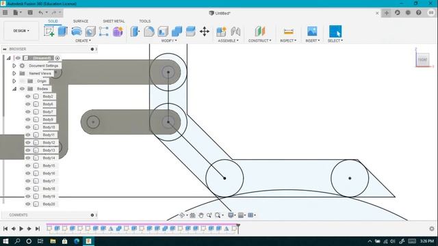 Robot Gripper in Autodesk Fusion 360 смотреть онлайн