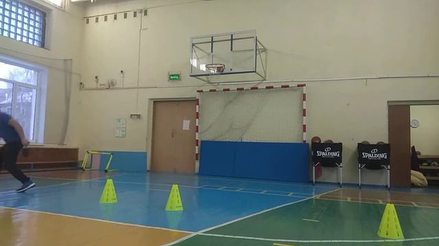 Настольный теннис. Техника ударов справа и слева после перемещений. смотреть онлайн