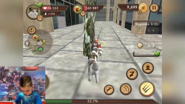 Симулятор кота. Дема Дамиан играет в симулятор семьи котов ( Сим Кошки ). Часть 1. смотреть онлайн