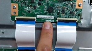 Ремонт тв TCL L43S6500, полосы на экране (ремонт)