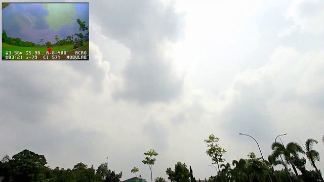 Happymodel Mobula 8 Elrs 2s Analog Gendong Runcam Thumb Hd, Batterai 2s 450mah