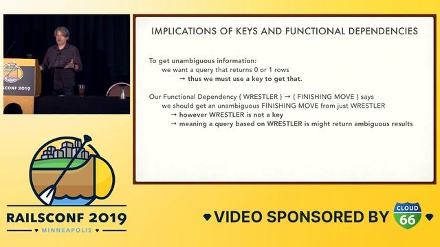 RailsConf 2019 - Database Design for Beginners by David Copeland смотреть онлайн