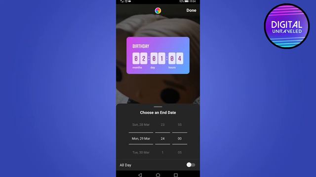 How To Do Birthday Countdown On Instagram (AWESOME!) смотреть онлайн