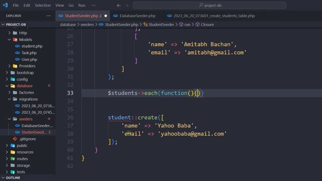 Laravel Seeders Tutorial in Hindi / Urdu смотреть онлайн