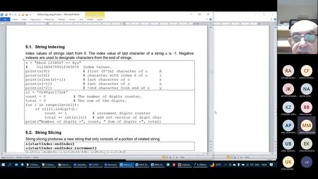 Python (08): Strings - 1 (CS101 2022-10-31) смотреть онлайн