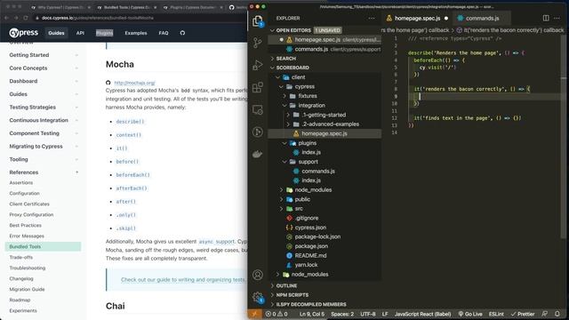 How to Setup Cypress Testing IntelliSense in VSCode смотреть онлайн
