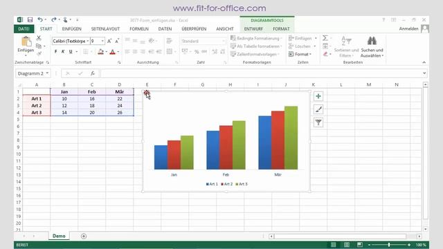 Excel 2013: Form, Grafik oder Textfeld in Diagramm einfügen смотреть онлайн
