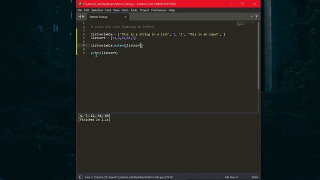 Lists, List Functions and List Slicing and Indexing in Python - Python Lists Tutorial - GUIDE. смотреть онлайн
