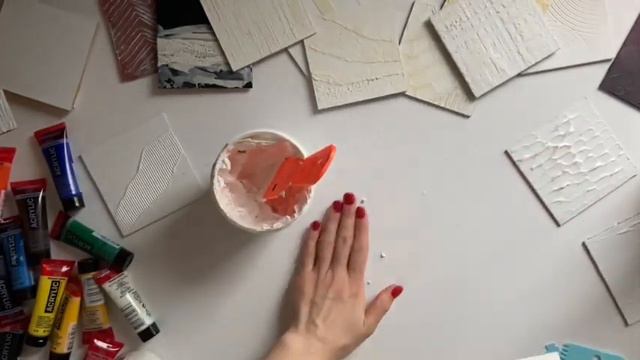 Любимая Фактура текстурной пастой с добавлением соли. Крашу акриловыми красками и акриловым баллоно смотреть онлайн