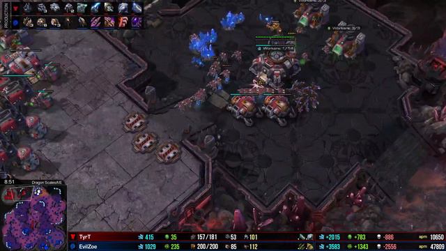 50000 APM BOT BASETRADE?! - Starcraft 2 AI - Tyr vs EvilZoe смотреть онлайн