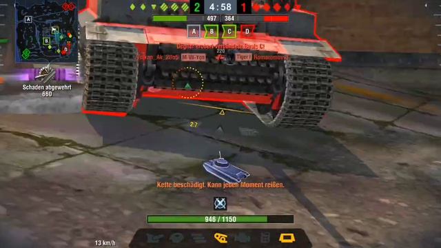 Tiger 131 vs Tiger I - World of Tanks Blitz смотреть онлайн