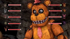 [SFM FNaF] Top 5 FNAF vs FIGHT Animations WITH Healthbars